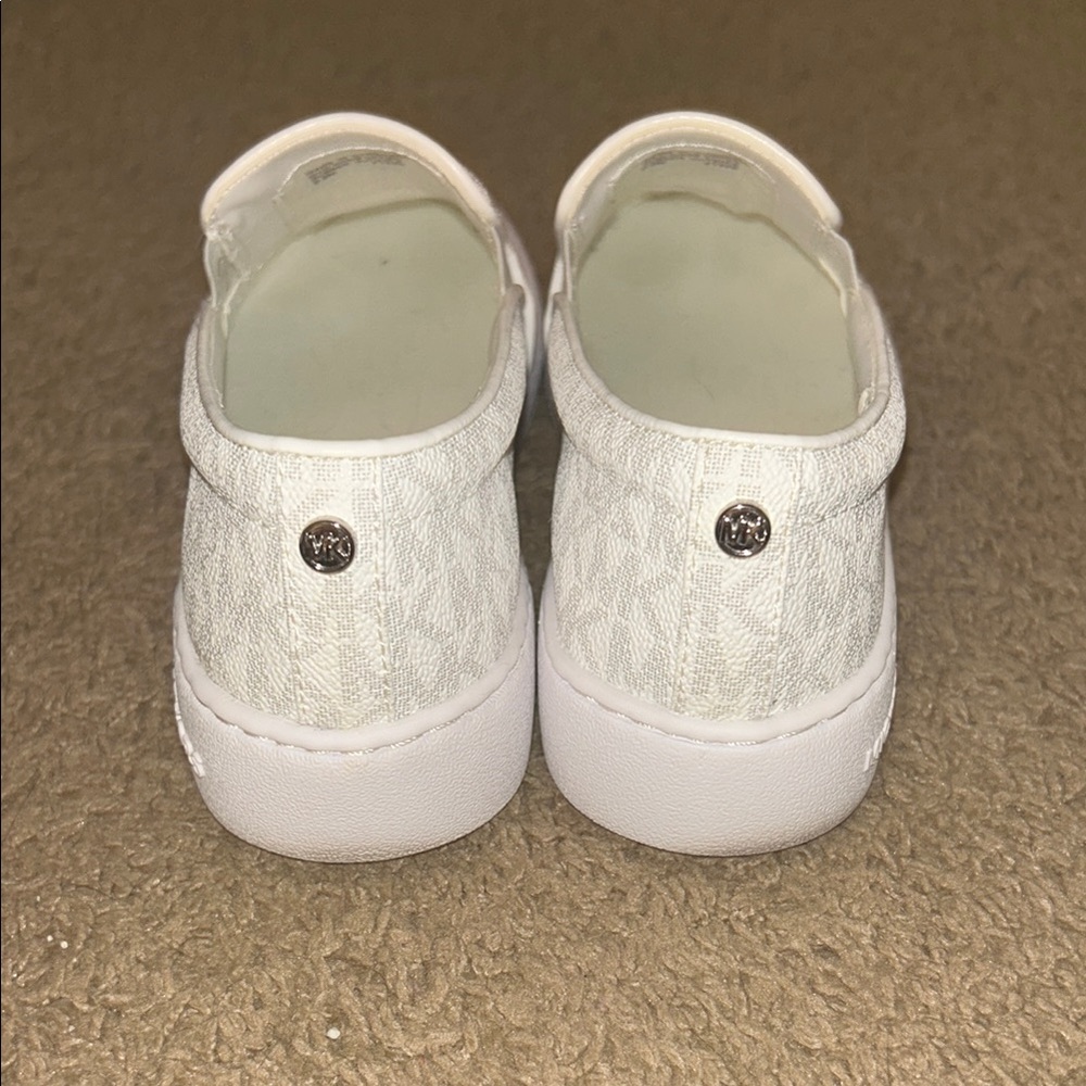 Michael Kors White Slip-On Shoes - Picture 3 of 7